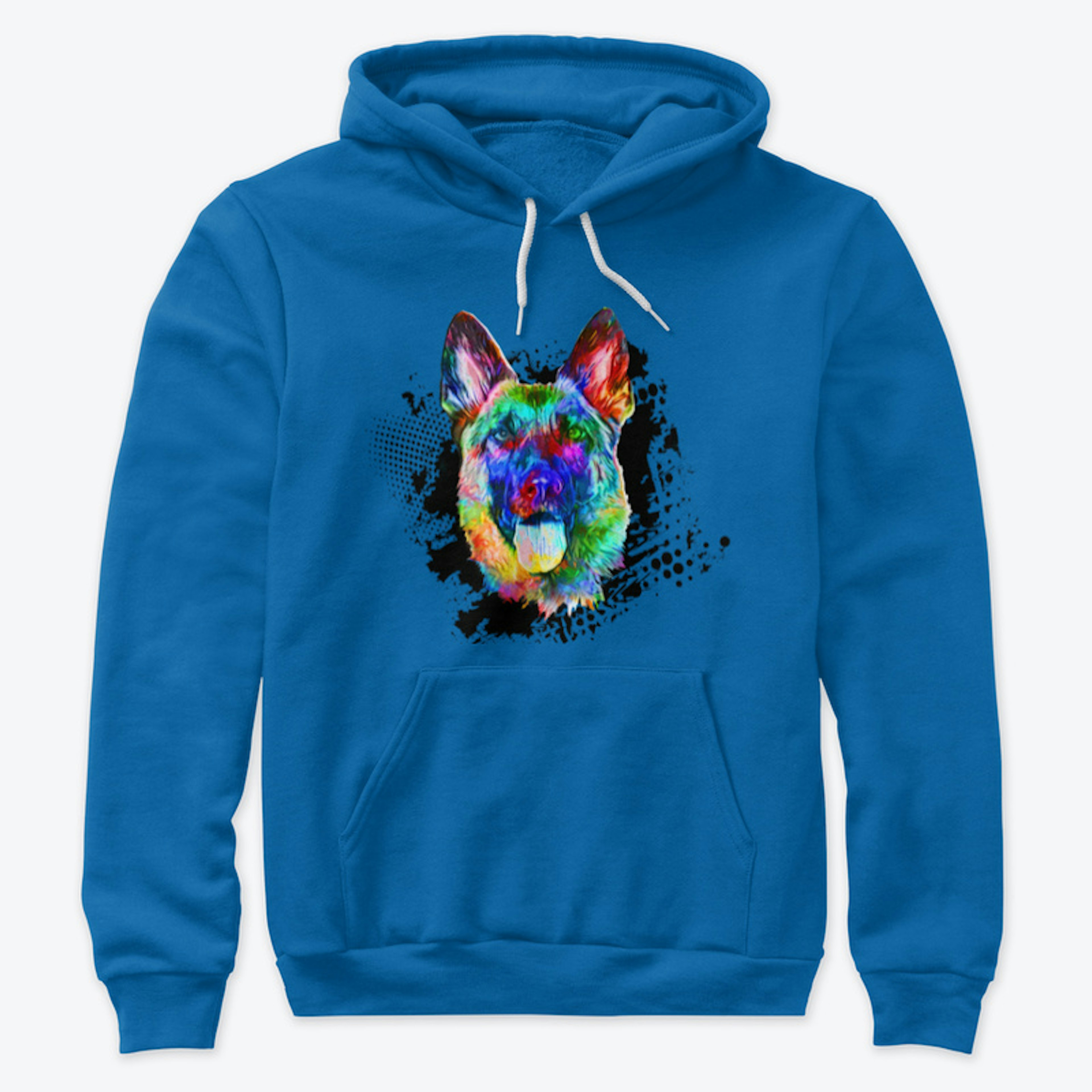 Colorful German Shepherd Hoodie